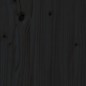 Giroletto Nero in Legno Massello 135x190 cm 4FT6 Double Giroletto Nero in Legno Massello 135x190 cm 4FT6 Double