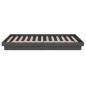 Giroletto Grigio in Legno Massello 75x190 cm 2FT6 Small Single Giroletto Grigio in Legno Massello 75x190 cm 2FT6 Small Single