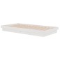 Giroletto Bianco in Legno Massello 100x200 cm Giroletto Bianco in Legno Massello 100x200 cm