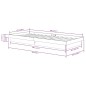 Giroletto Bianco in Legno Massello 100x200 cm Giroletto Bianco in Legno Massello 100x200 cm