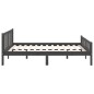 vidaXL Giroletto Grigio in Legno Massello 140x190 cm vidaXL Giroletto Grigio in Legno Massello 140x190 cm