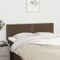 Testiere 2 pz Marrone Scuro 72x5x78/88 cm in Tessuto Testiere 2 pz Marrone Scuro 72x5x78/88 cm in Tessuto