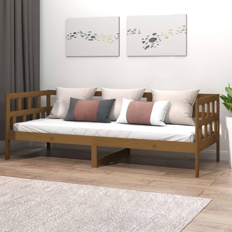 Dormeuse Miele in Legno Massello di Pino 80x200 cm Dormeuse Miele in Legno Massello di Pino 80x200 cm