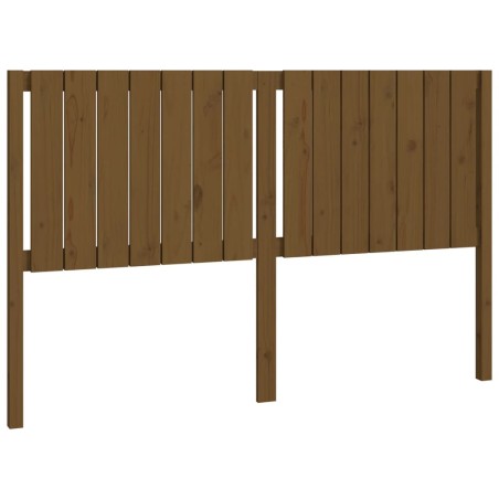 Testiera per Letto Miele 165,5x4x100 cm Legno Massello di Pino