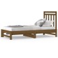 Dormeuse Estraibile Miele 2x(90x190) cm Legno Massello di Pino Dormeuse Estraibile Miele 2x(90x190) cm Legno Massello di Pino