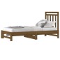 Dormeuse Estraibile Miele 2x(90x190) cm Legno Massello di Pino Dormeuse Estraibile Miele 2x(90x190) cm Legno Massello di Pino