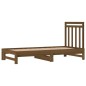 Dormeuse Estraibile Miele 2x(90x190) cm Legno Massello di Pino Dormeuse Estraibile Miele 2x(90x190) cm Legno Massello di Pino