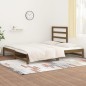 Dormeuse Estraibile Miele 2x(90x190) cm Legno Massello di Pino