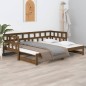 Dormeuse Estraibile Miele Legno Massello di Pino 2x(90x190) cm Dormeuse Estraibile Miele Legno Massello di Pino 2x(90x190) cm