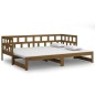 Dormeuse Estraibile Miele Legno Massello di Pino 2x(90x190) cm Dormeuse Estraibile Miele Legno Massello di Pino 2x(90x190) cm