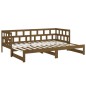 Dormeuse Estraibile Miele Legno Massello di Pino 2x(90x190) cm Dormeuse Estraibile Miele Legno Massello di Pino 2x(90x190) cm