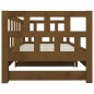 Dormeuse Estraibile Miele Legno Massello di Pino 2x(90x190) cm Dormeuse Estraibile Miele Legno Massello di Pino 2x(90x190) cm