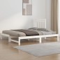 Dormeuse Estraibile Bianca 2x(90x200) cm Legno Massello di Pino Dormeuse Estraibile Bianca 2x(90x200) cm Legno Massello di Pino