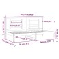 Dormeuse 80x200 cm in Legno Massello di Pino Dormeuse 80x200 cm in Legno Massello di Pino