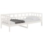 Dormeuse Bianca in Legno Massello di Pino 90x200 cm Dormeuse Bianca in Legno Massello di Pino 90x200 cm