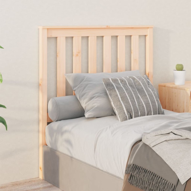 Testiera per Letto 96x6x101 cm in Legno Massello di Pino Testiera per Letto 96x6x101 cm in Legno Massello di Pino