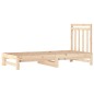Dormeuse Estraibile 2x(90x190) cm Legno Massello di Pino Dormeuse Estraibile 2x(90x190) cm Legno Massello di Pino