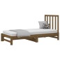 Dormeuse Estraibile Miele 2x(90x200) cm Legno Massello di Pino Dormeuse Estraibile Miele 2x(90x200) cm Legno Massello di Pino