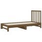 Dormeuse Estraibile Miele 2x(90x200) cm Legno Massello di Pino Dormeuse Estraibile Miele 2x(90x200) cm Legno Massello di Pino
