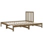 Dormeuse Estraibile Miele 2x(90x190) cm Legno Massello di Pino Dormeuse Estraibile Miele 2x(90x190) cm Legno Massello di Pino