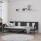 Dormeuse in Legno Massello di Pino Grigio 90x190 cm Dormeuse in Legno Massello di Pino Grigio 90x190 cm