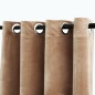 Tende Oscuranti con Anelli 2 pz Beige in Velluto 140x175 cm Tende Oscuranti con Anelli 2 pz Beige in Velluto 140x175 cm