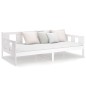 Dormeuse Bianca in Legno Massello di Pino 80x200 cm Dormeuse Bianca in Legno Massello di Pino 80x200 cm