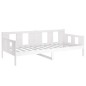 Dormeuse Bianca in Legno Massello di Pino 80x200 cm Dormeuse Bianca in Legno Massello di Pino 80x200 cm