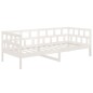 Dormeuse Bianca in Legno Massello di Pino 80x200 cm Dormeuse Bianca in Legno Massello di Pino 80x200 cm