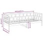 Dormeuse Bianca in Legno Massello di Pino 80x200 cm Dormeuse Bianca in Legno Massello di Pino 80x200 cm