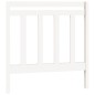 Dormeuse Estraibile Bianca 2x(90x190) cm Legno Massello di Pino