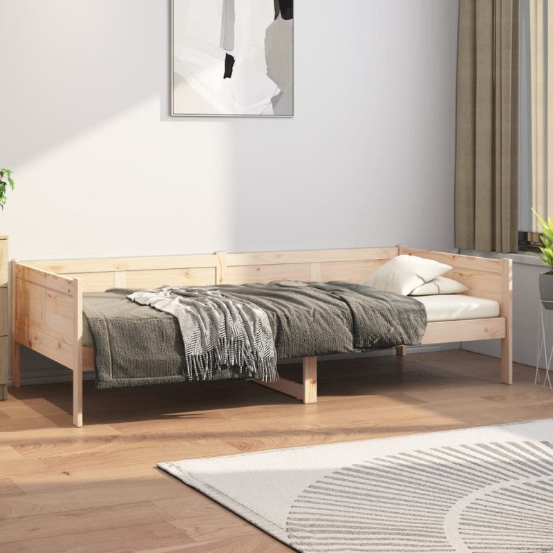 Dormeuse in Legno Massello di Pino 90x190 cm Dormeuse in Legno Massello di Pino 90x190 cm