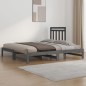 Dormeuse Estraibile Grigia 2x(90x200) cm Legno Massello di Pino Dormeuse Estraibile Grigia 2x(90x200) cm Legno Massello di Pino