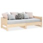 Dormeuse Estraibile in Legno Massello di Pino 2x(90x200) cm Dormeuse Estraibile in Legno Massello di Pino 2x(90x200) cm