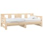 Dormeuse Estraibile in Legno Massello di Pino 2x(90x200) cm Dormeuse Estraibile in Legno Massello di Pino 2x(90x200) cm