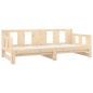 Dormeuse Estraibile in Legno Massello di Pino 2x(90x200) cm Dormeuse Estraibile in Legno Massello di Pino 2x(90x200) cm