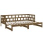 Dormeuse Estraibile Miele Legno Massello di Pino 2x(90x200) cm Dormeuse Estraibile Miele Legno Massello di Pino 2x(90x200) cm