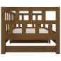Dormeuse Estraibile Miele Legno Massello di Pino 2x(90x200) cm Dormeuse Estraibile Miele Legno Massello di Pino 2x(90x200) cm