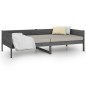 Dormeuse in Legno Massello di Pino Grigio 90x190 cm Dormeuse in Legno Massello di Pino Grigio 90x190 cm