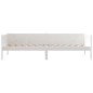 Dormeuse Bianca in Legno Massello di Pino 80x200 cm Dormeuse Bianca in Legno Massello di Pino 80x200 cm