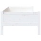 Dormeuse Bianca in Legno Massello di Pino 80x200 cm Dormeuse Bianca in Legno Massello di Pino 80x200 cm