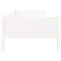 Dormeuse Bianca in Legno Massello di Pino 90x200 cm Dormeuse Bianca in Legno Massello di Pino 90x200 cm