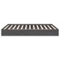 Giroletto Grigio in Legno Massello 150x200 cm 5FT King Size