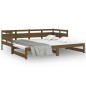 Dormeuse Estraibile Miele Legno Massello di Pino 2x(90x190) cm Dormeuse Estraibile Miele Legno Massello di Pino 2x(90x190) cm