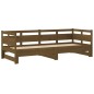 Dormeuse Estraibile Miele Legno Massello di Pino 2x(90x190) cm Dormeuse Estraibile Miele Legno Massello di Pino 2x(90x190) cm