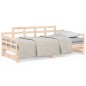 Dormeuse Estraibile in Legno Massello di Pino 2x(80x200) cm Dormeuse Estraibile in Legno Massello di Pino 2x(80x200) cm