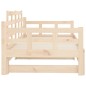 Dormeuse Estraibile in Legno Massello di Pino 2x(80x200) cm Dormeuse Estraibile in Legno Massello di Pino 2x(80x200) cm