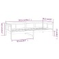 Dormeuse Miele in Legno Massello di Pino 90x190 cm Dormeuse Miele in Legno Massello di Pino 90x190 cm