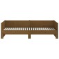 Dormeuse Estraibile Miele Legno Massello di Pino 2x(90x200) cm