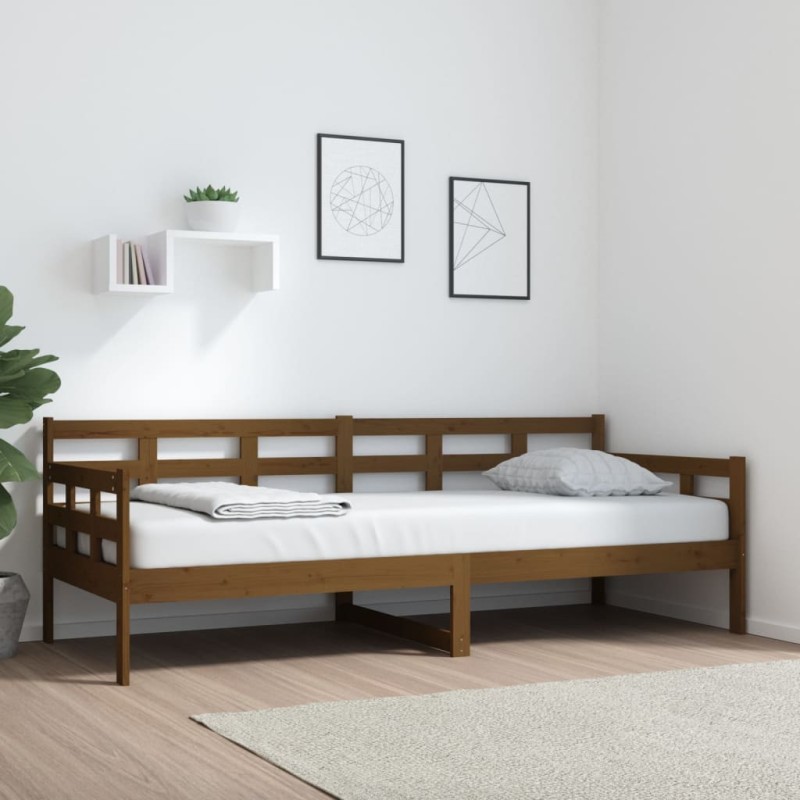Dormeuse Miele in Legno Massello di Pino 80x200 cm Dormeuse Miele in Legno Massello di Pino 80x200 cm